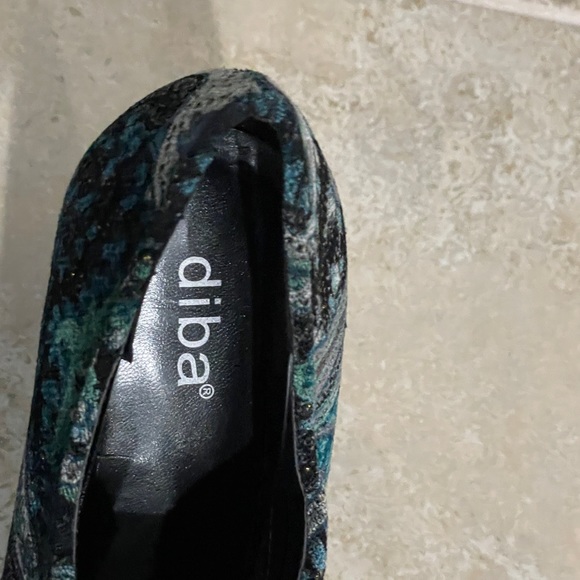 Diba paisley teal boho retro tapestry booties. - Picture 4 of 10